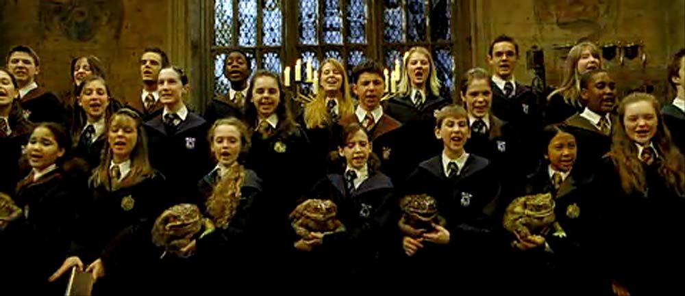singing rococo toads from Harry Potter and the Prisoner of Azkaban